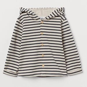 Rare find! H&M Toddler Stripe Hooded Cotton Cardigan 2-3Y